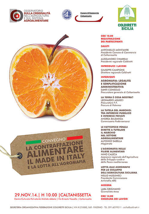 La contraffazione alimentare, il made in Italy, e la lotta all’agromafia