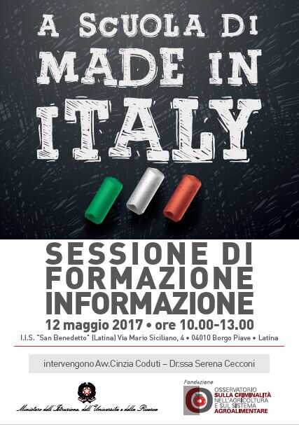 A scuola di Made in Italy