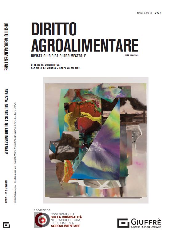 Rivista Diritto agroalimentare