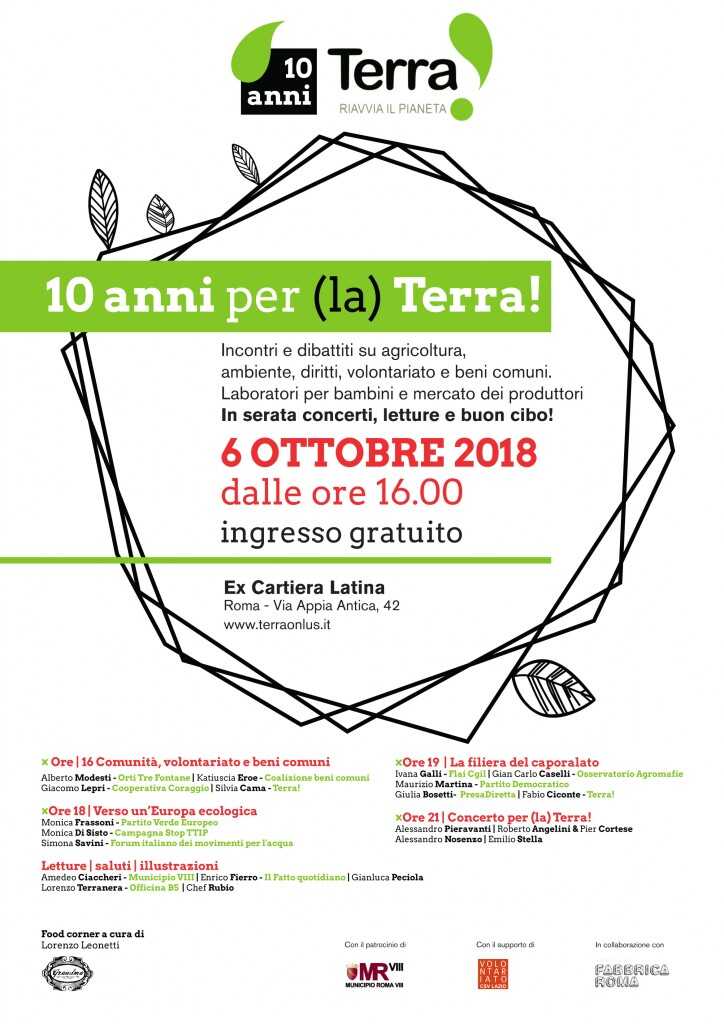 10 anni per (la) Terra!