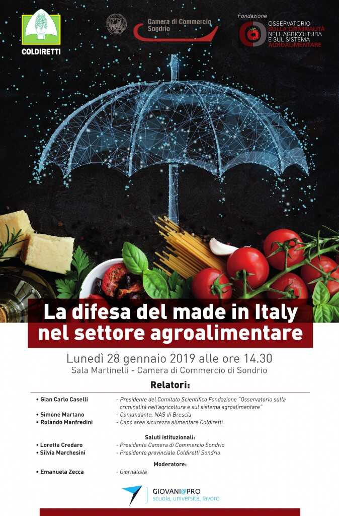 La difesa del Made in Italy nel settore agroalimentare