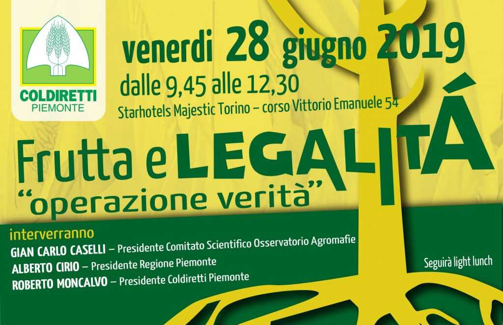 Frutta e legalità: “operazione verità”