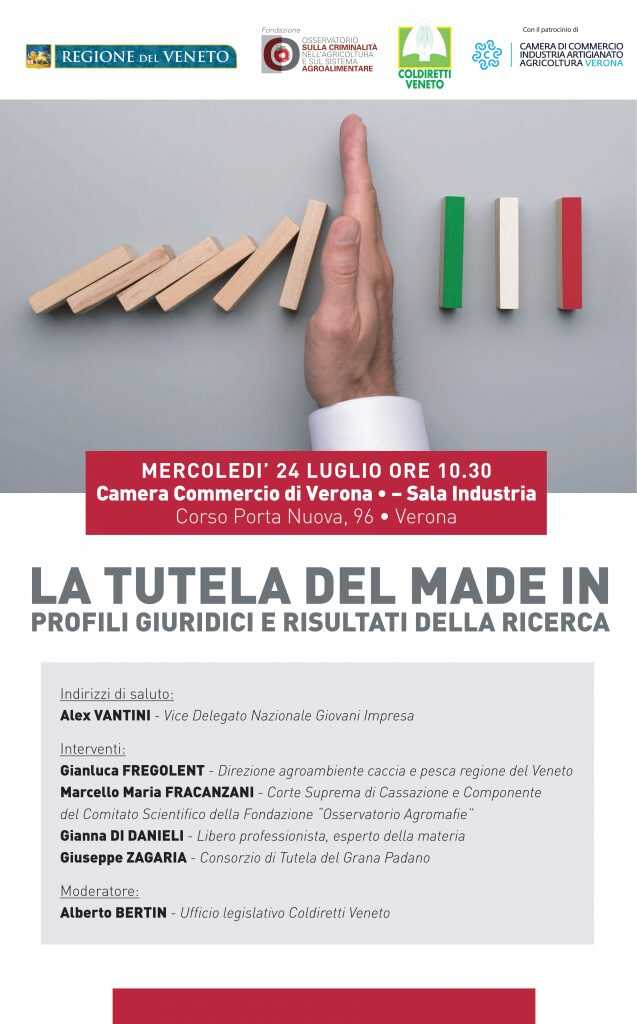 La Tutela del Made in. Profili giuridici e risultati della ricerca