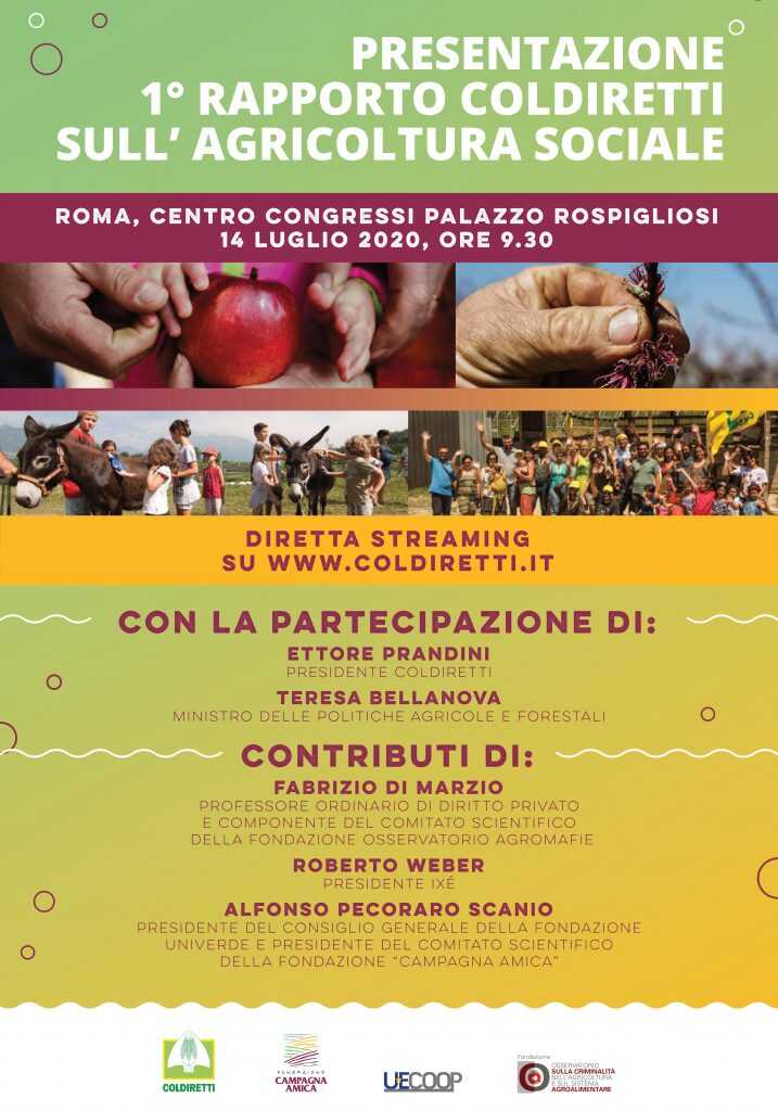 Presentazione 1° Rapporto Coldiretti sull’agricoltura sociale