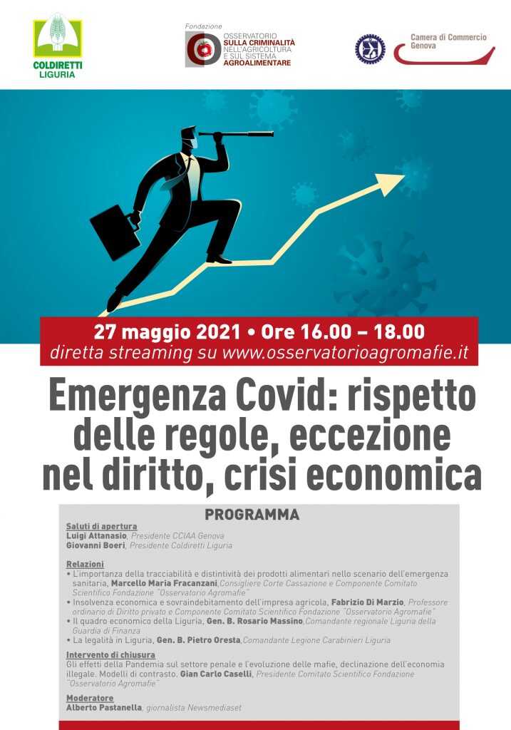 Emergenza Covid: rispetto delle regole, eccezione nel diritto, crisi economica