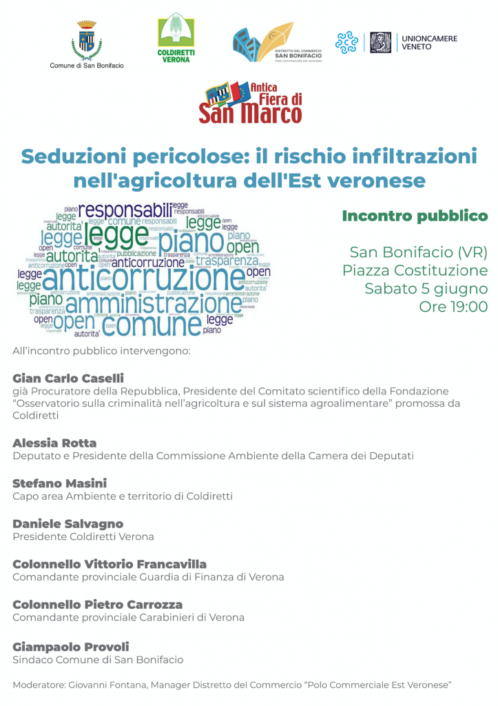 Seduzioni pericolose: il rischio infiltrazioni mafiose nell’agricoltura dell’Est veronese