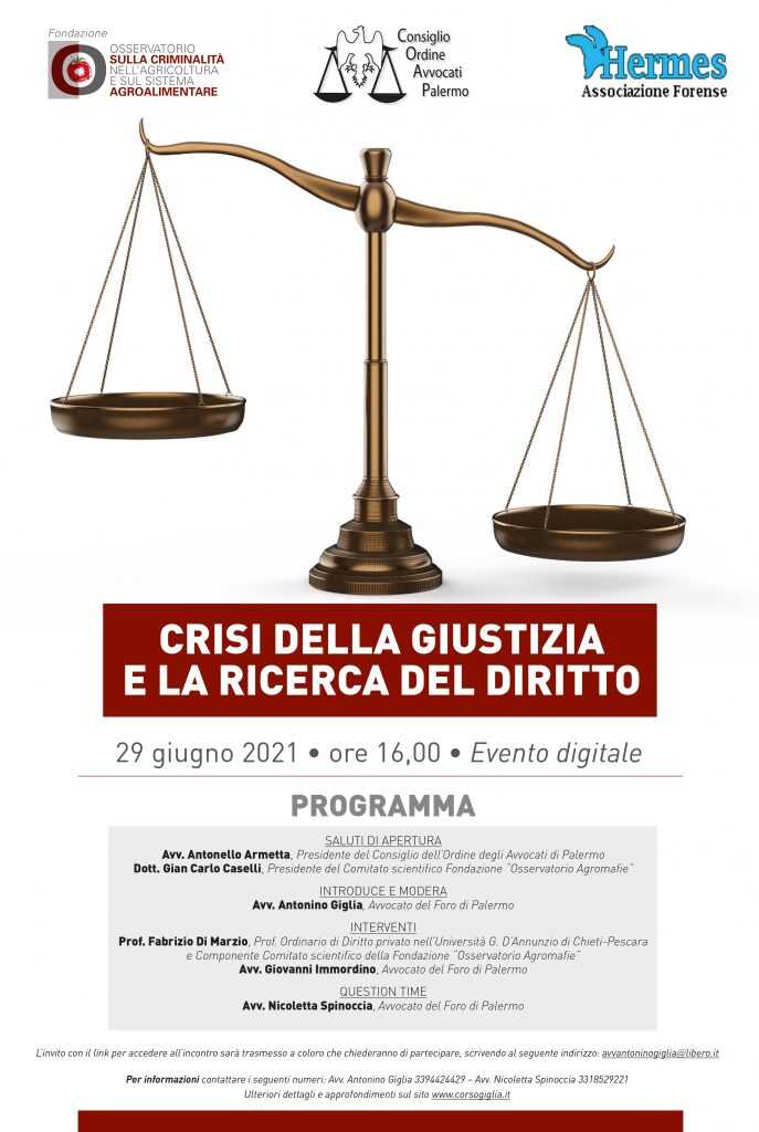 Crisi della giustizia e la ricerca del diritto