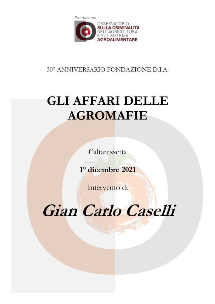 Gli affari delle agromafie