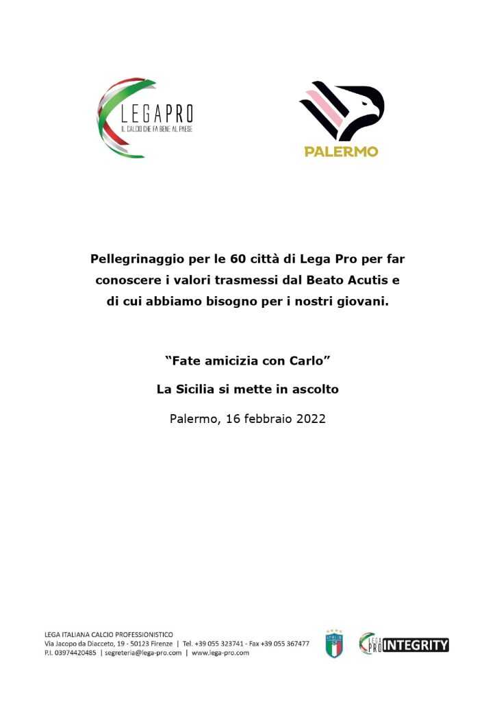 “Fate amicizia con Carlo”. La Sicilia si mette in ascolto