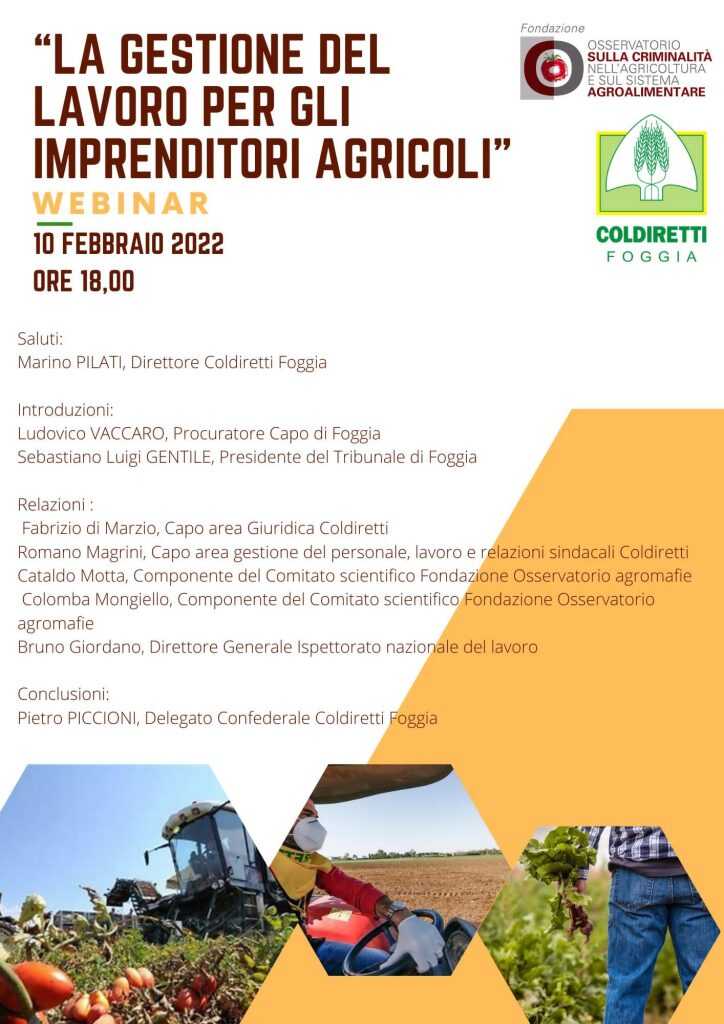 La gestione del lavoro per gli imprenditori agricoli