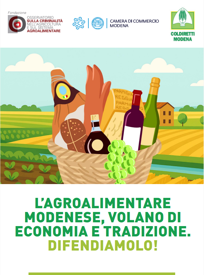 Progetto triennale per la C.C.I.A.A. di Modena 2024 – 2026. Azioni di sensibilizzazione alla cultura della legalità attraverso la valorizzazione del Made in Italy agroalimentare della provincia di Modena