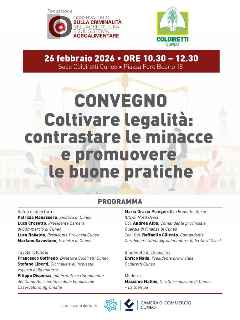 Coltivare la legalità: contrastare le minacce e promuovere le buone pratiche