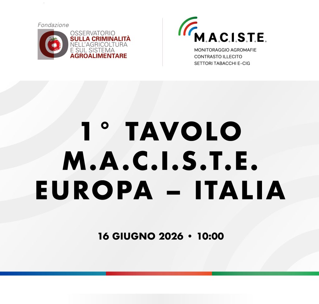 1° Tavolo M.A.C.I.S.T.E. Europa-Italia